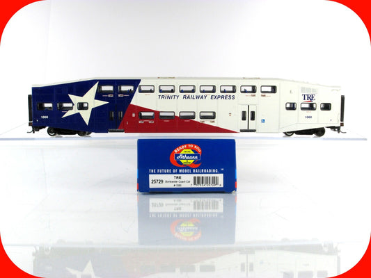 HO Scale ***TRINITY RAILWAY EXPRESS*** Bombardier Coach, TRE 1060 -Athearn 25729