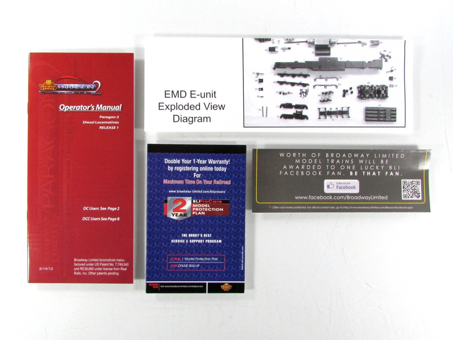 HO Scale **BURLINGTON** E8A Diesel, CBQ 9964 - Broadway 2355, DCC Paragon2 Sound