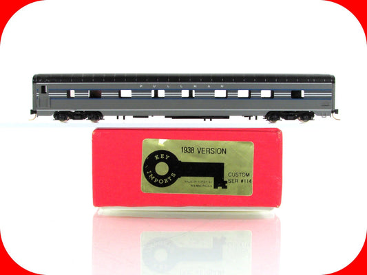 N Scale BRASS **NEW YORK CENTRAL** 1938 Version Set Pullman Passenger Coach -KEY