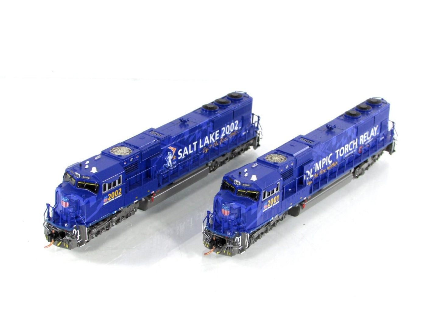 N Scale BRASS ***UP OLYMPIC TORCH RELAY*** SD70M 2001-2002 Set - Overland 2941.1