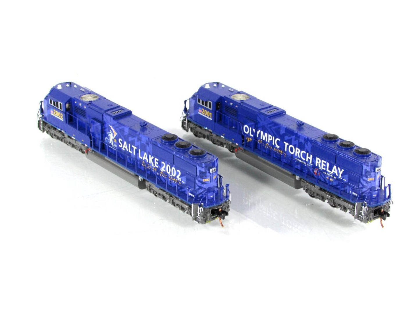 N Scale BRASS ***UP OLYMPIC TORCH RELAY*** SD70M 2001-2002 Set - Overland 2941.1