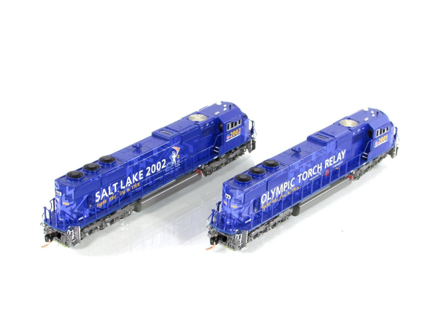 N Scale BRASS ***UP OLYMPIC TORCH RELAY*** SD70M 2001-2002 Set - Overland 2941.1