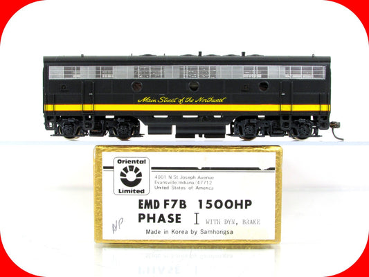 HO Scale BRASS ***NORTHERN PACIFIC*** EMD F7B 1500HP Ph 1 Locomotive ---Oriental