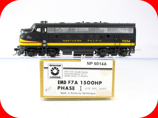 HO Scale BRASS ***NORTHERN PACIFIC** F7A 1500HP Ph 1 Locomotive #7005 - Oriental