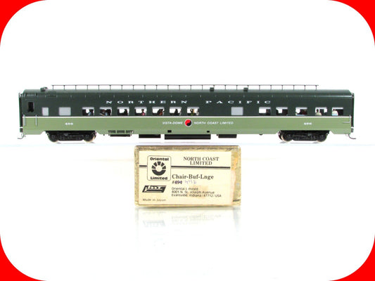 HO Scale BRASS ***NP NORTH COAST LIMITED*** Chair-Buffet-Lounge #496 -- ORIENTAL