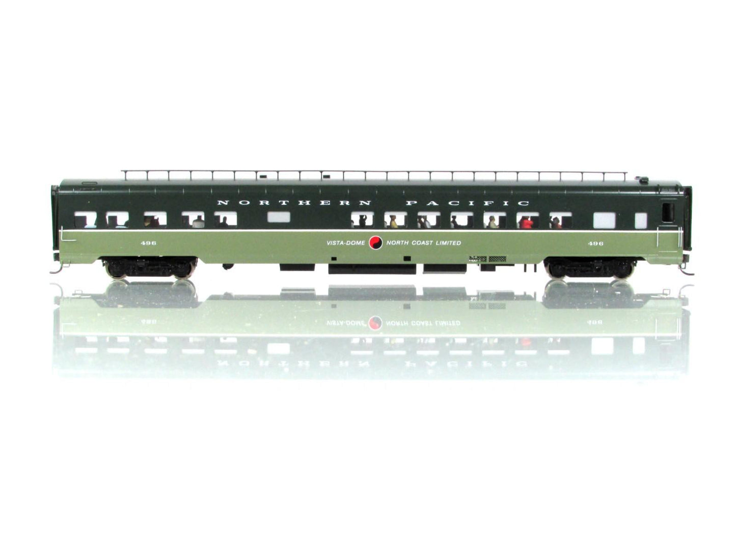 HO Scale BRASS ***NP NORTH COAST LIMITED*** Chair-Buffet-Lounge #496 -- ORIENTAL