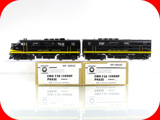 HO Scale BRASS ***NORTHERN PACIFIC*** F3A-F3B 1500HP Ph 1 Locomotives - Oriental