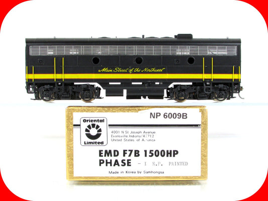 HO Scale BRASS ***NORTHERN PACIFIC*** EMD F7B 1500HP Ph 1 Locomotive -- Oriental