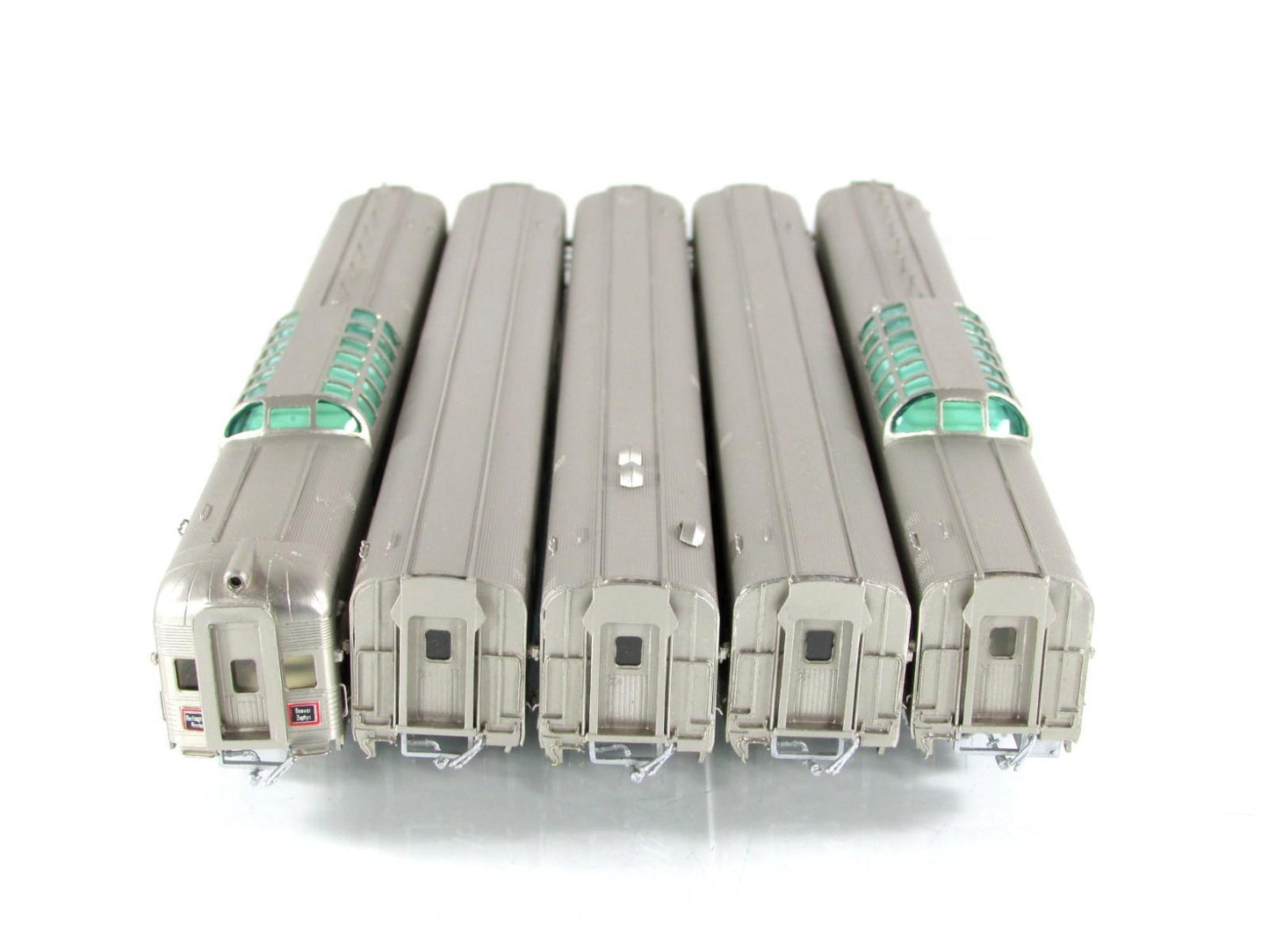 N Scale BRASS **CB&Q DENVER ZEPHYR** Passenger 5-Car Set - SHOREHAM Box A2 *RARE