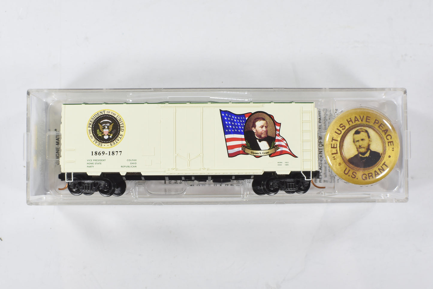 N Scale United States Presidential 40' Box Car Variety Lot - Micro Trains