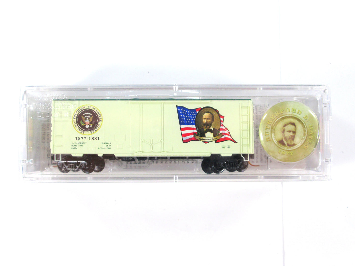 N Scale United States Presidential 40' Box Car Variety Lot - Micro Trains