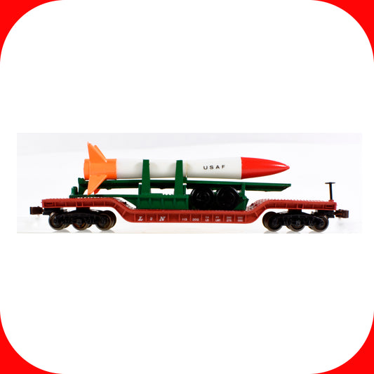 N Scale *AIR FORCE* Missile, Heavyweight Flat Car -Bachmann 71391, Knuckle Cplr