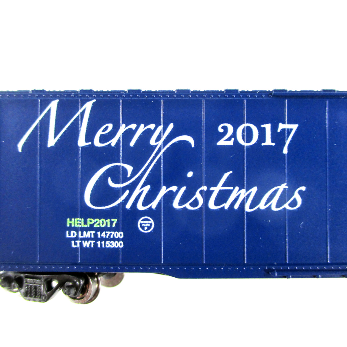 N Scale **SANTA'S FOXY HELPER** Christmas 2017 Hi-Cube Box Car - Con-Cor 555618