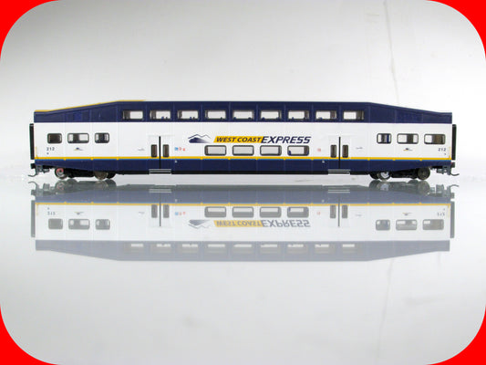HO Scale **WEST COAST EXPRESS** BOMBARDIER Commuter Car, WCE #212 - Athearn 2564