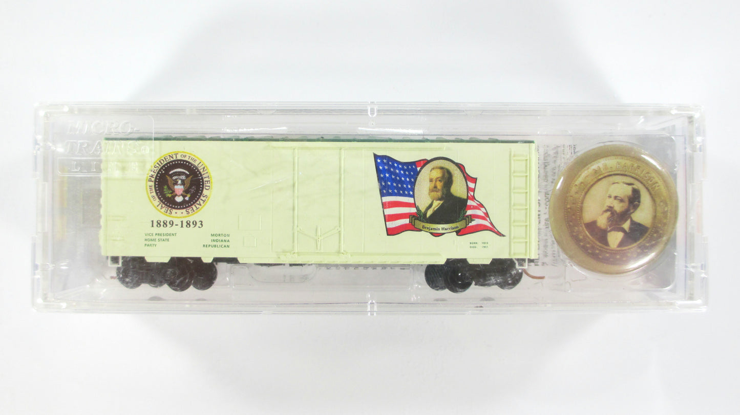 N Scale United States Presidential 40' Box Car Variety Lot - Micro Trains