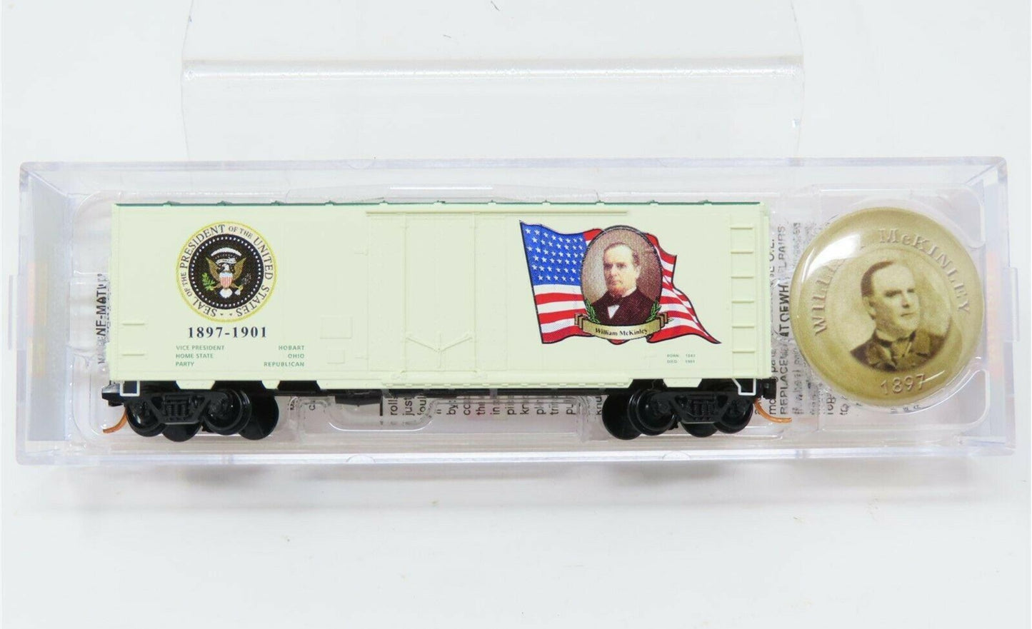 N Scale United States Presidential 40' Box Car Variety Lot - Micro Trains
