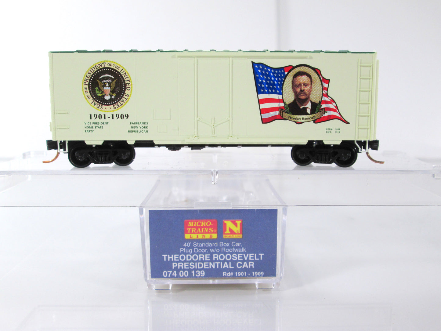 N Scale United States Presidential 40' Box Car Variety Lot - Micro Trains