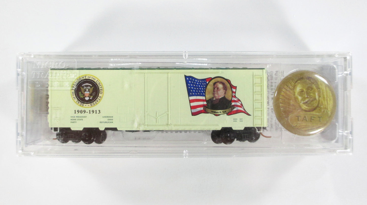 N Scale United States Presidential 40' Box Car Variety Lot - Micro Trains