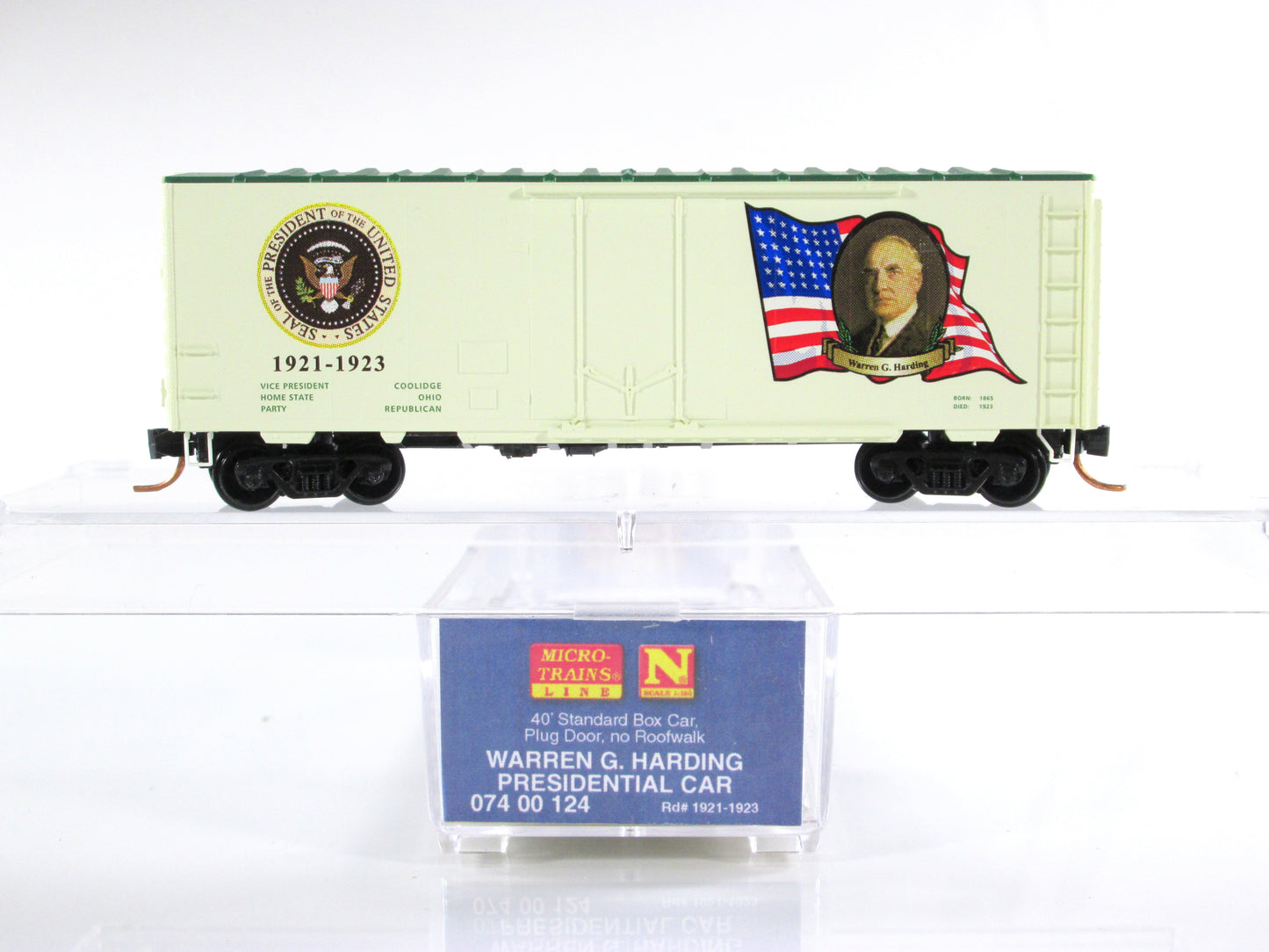N Scale United States Presidential 40' Box Car Variety Lot - Micro Trains