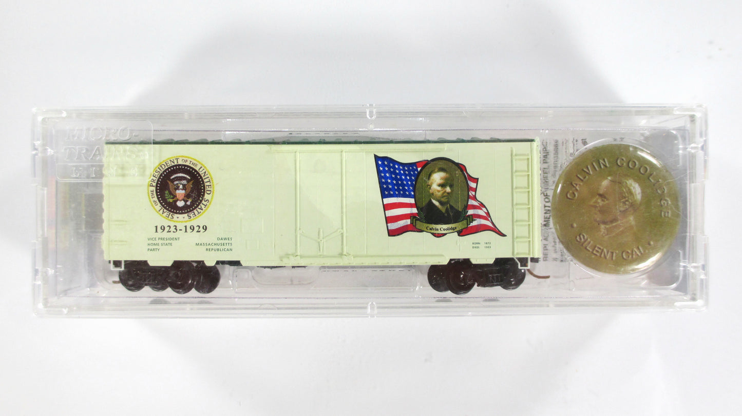 N Scale United States Presidential 40' Box Car Variety Lot - Micro Trains
