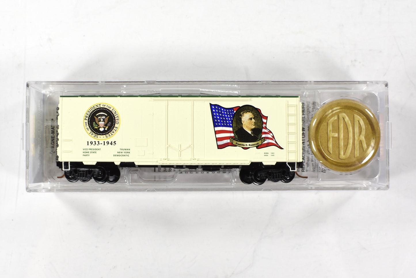 N Scale United States Presidential 40' Box Car Variety Lot - Micro Trains