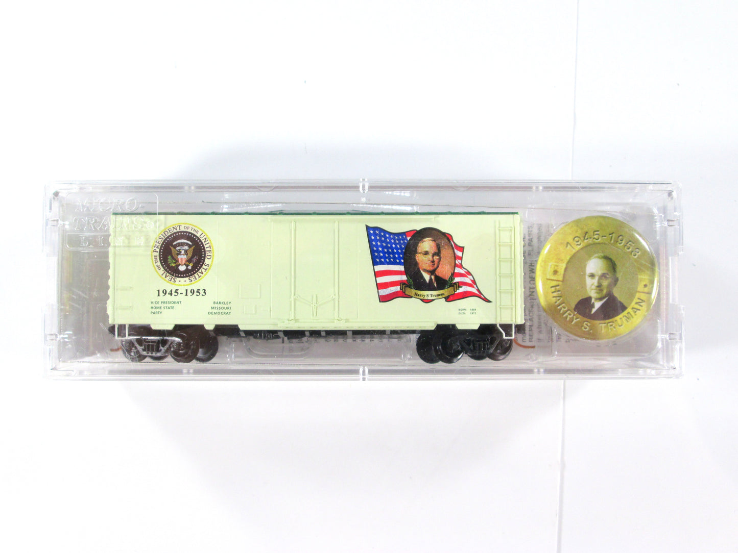 N Scale United States Presidential 40' Box Car Variety Lot - Micro Trains