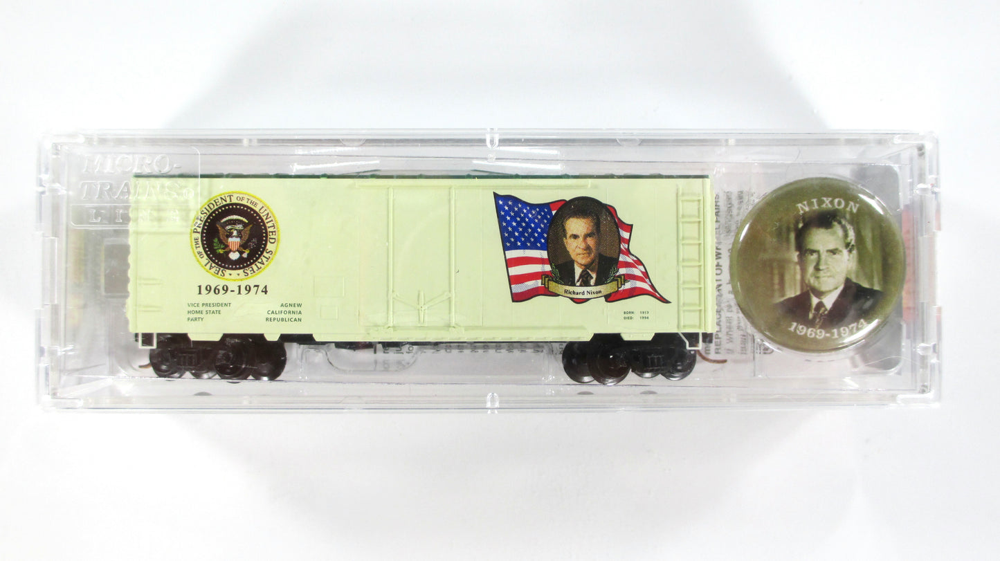 N Scale United States Presidential 40' Box Car Variety Lot - Micro Trains