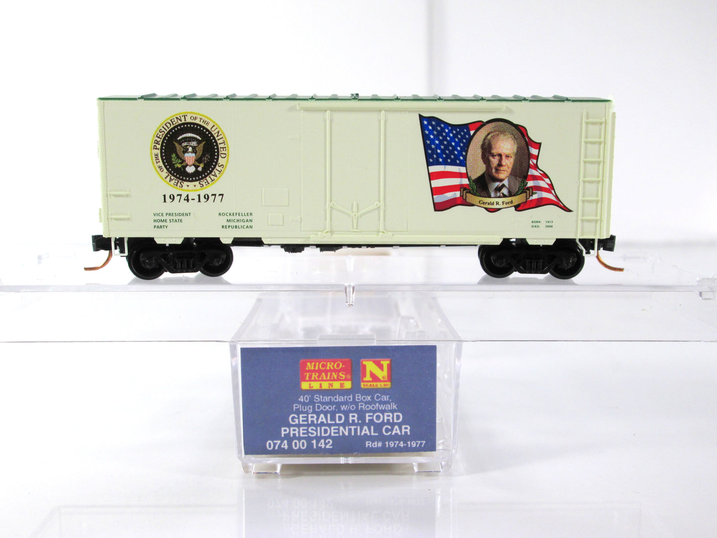 N Scale United States Presidential 40' Box Car Variety Lot - Micro Trains