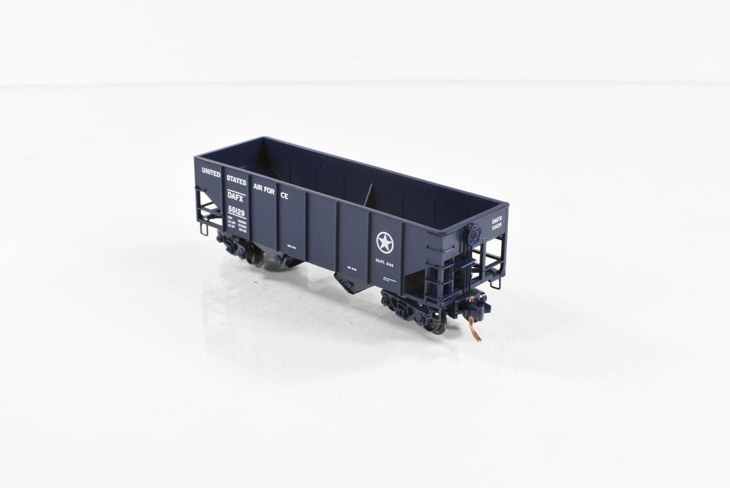N Scale ***US AIR FORCE*** 2-Bay Open Hopper, DAFX 55129 - Micro Trains 56120