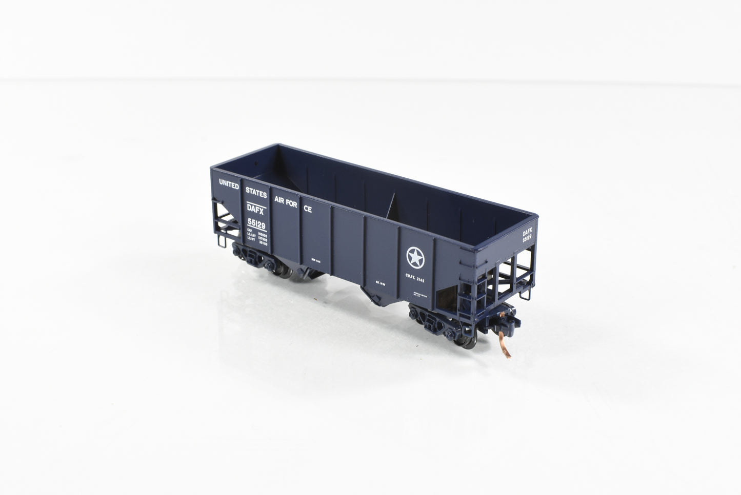 N Scale ***US AIR FORCE*** 2-Bay Open Hopper, DAFX 55129 - Micro Trains 56120