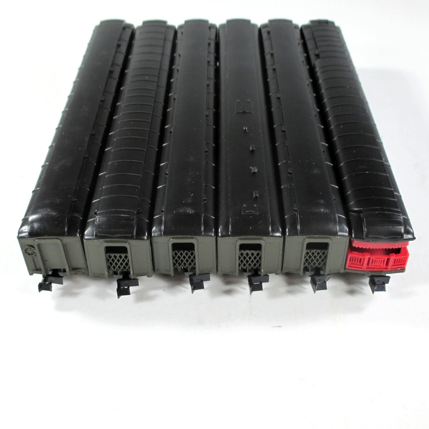 N Scale ****Santa Fe**** Heavyweight Passenger Car 6-Pack Set -- Con-Cor 570001