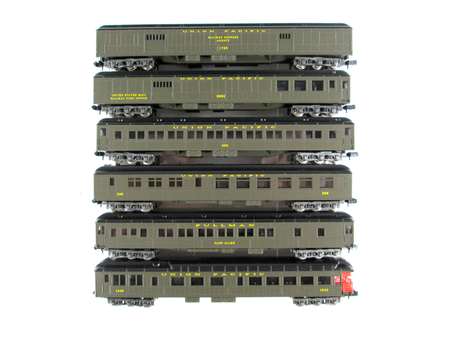 N Scale ***UNION PACIFIC*** HeavyWeight Passenger 6-Car Set ---- Con-Cor 570006
