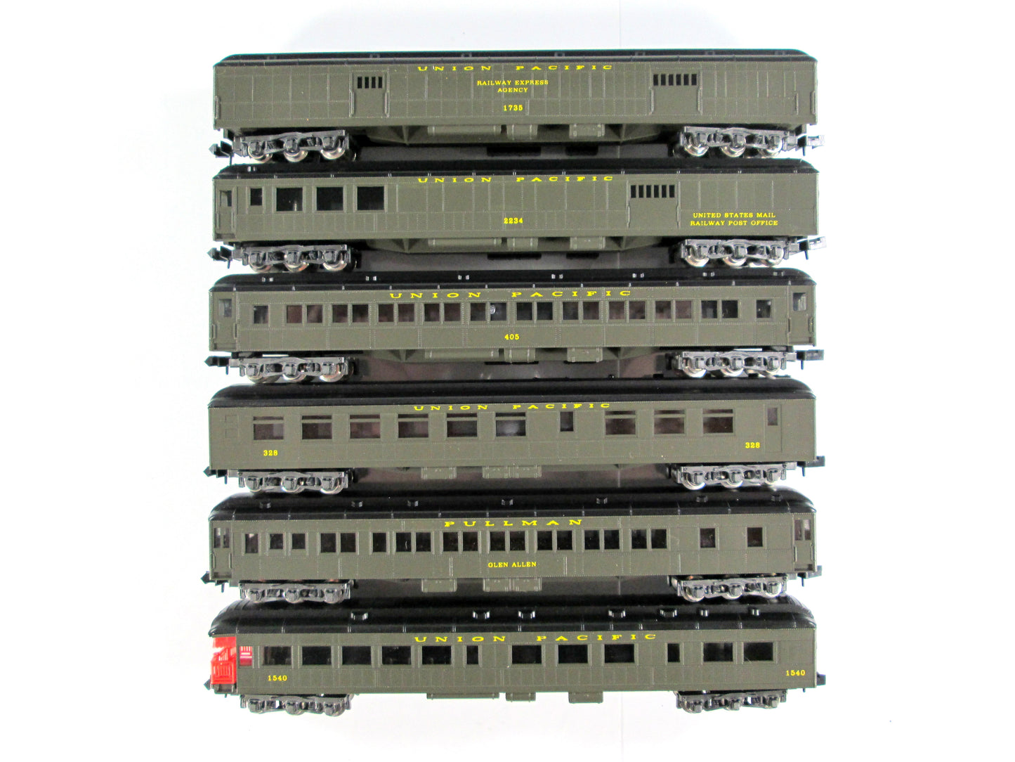 N Scale ***UNION PACIFIC*** HeavyWeight Passenger 6-Car Set ---- Con-Cor 570006