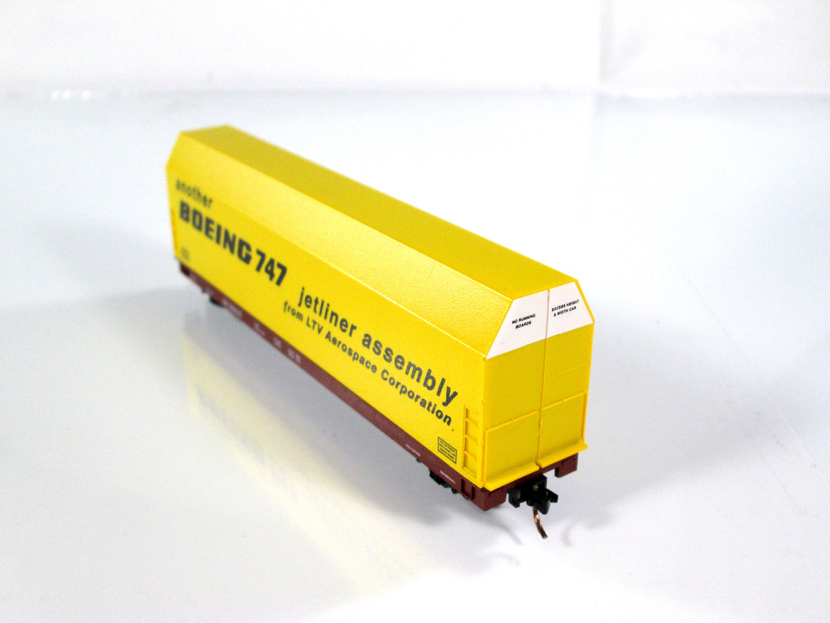 N Scale **BOEING SKYBOX** Aircraft Flat Car, SP 599317 - LBF 5601, MTL Couplers