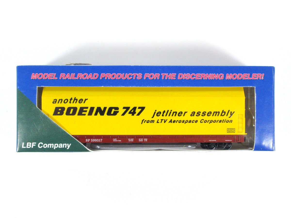 N Scale **BOEING SKYBOX** Aircraft Flat Car, SP 599317 - LBF 5601, MTL Couplers