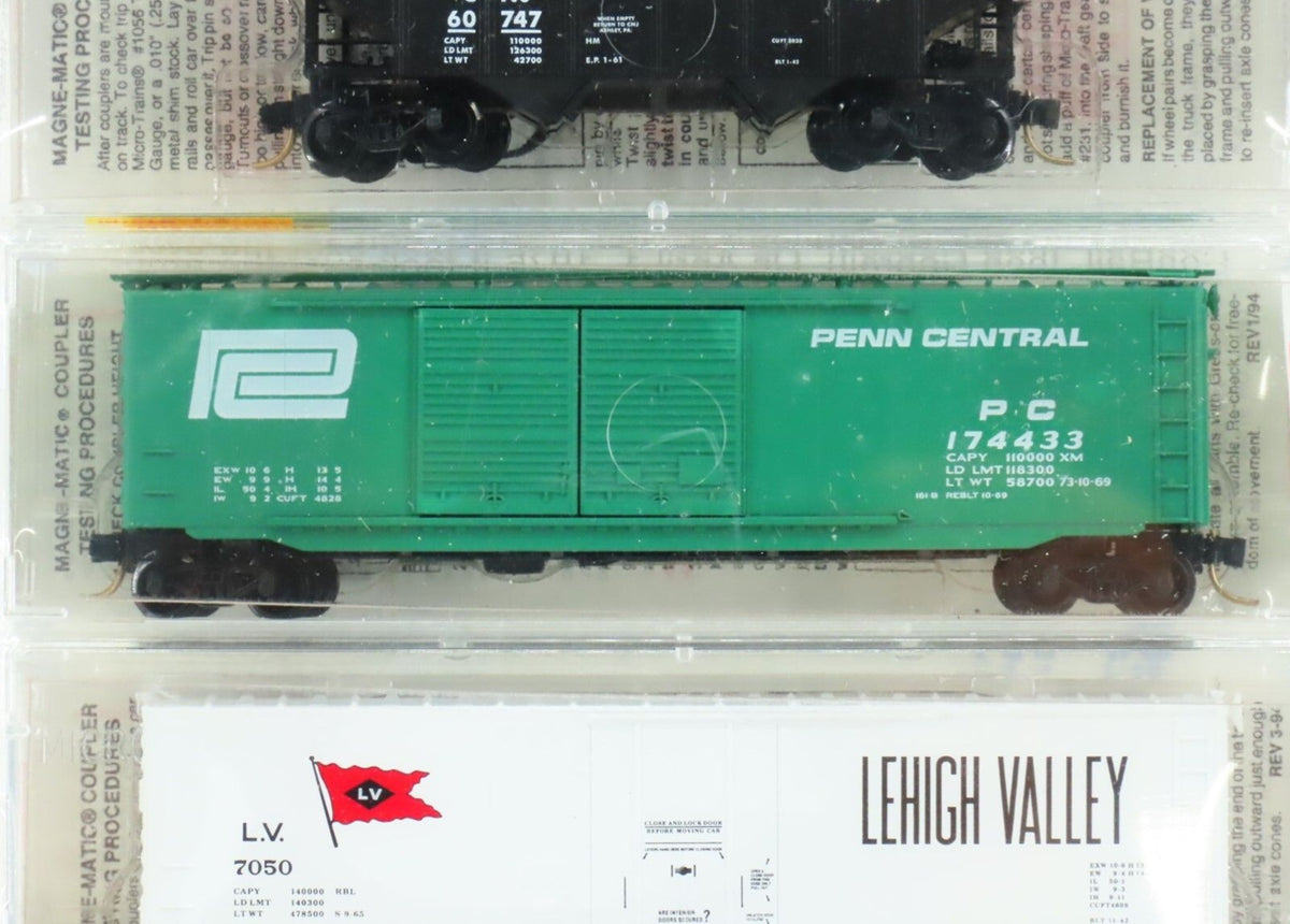 N Scale *CONRAIL Merger* CNJ,PC,LV,RDG,EL Fallen Flag Set - Micro Trains 78052