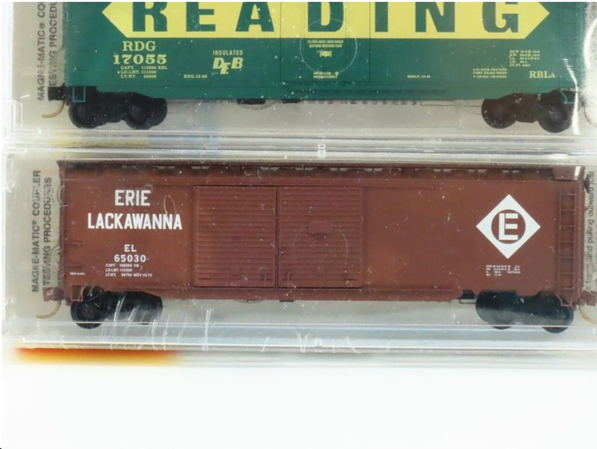 N Scale *CONRAIL Merger* CNJ,PC,LV,RDG,EL Fallen Flag Set - Micro Trains 78052