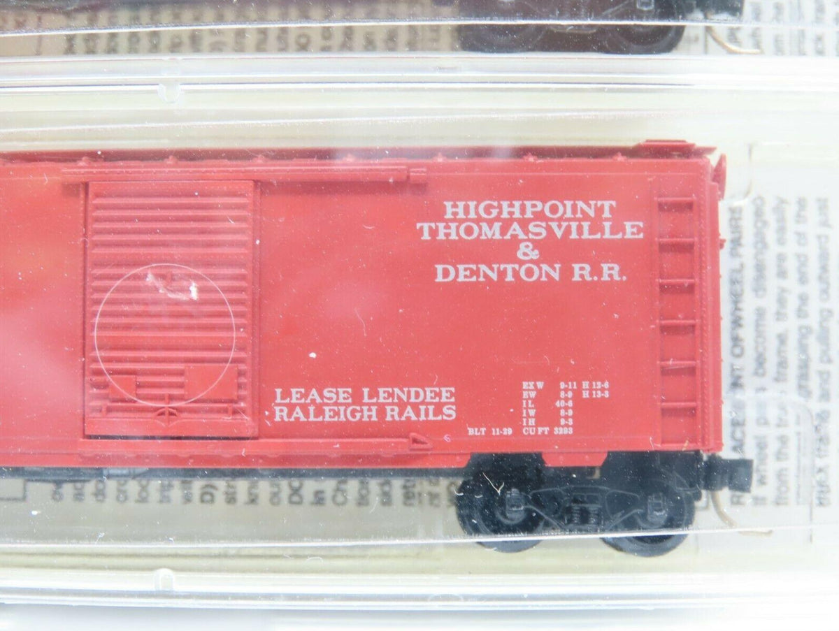 N Scale *Highpoint, Thomasville, Denton* Box Car Set - Raleigh Rails, MTL RARE
