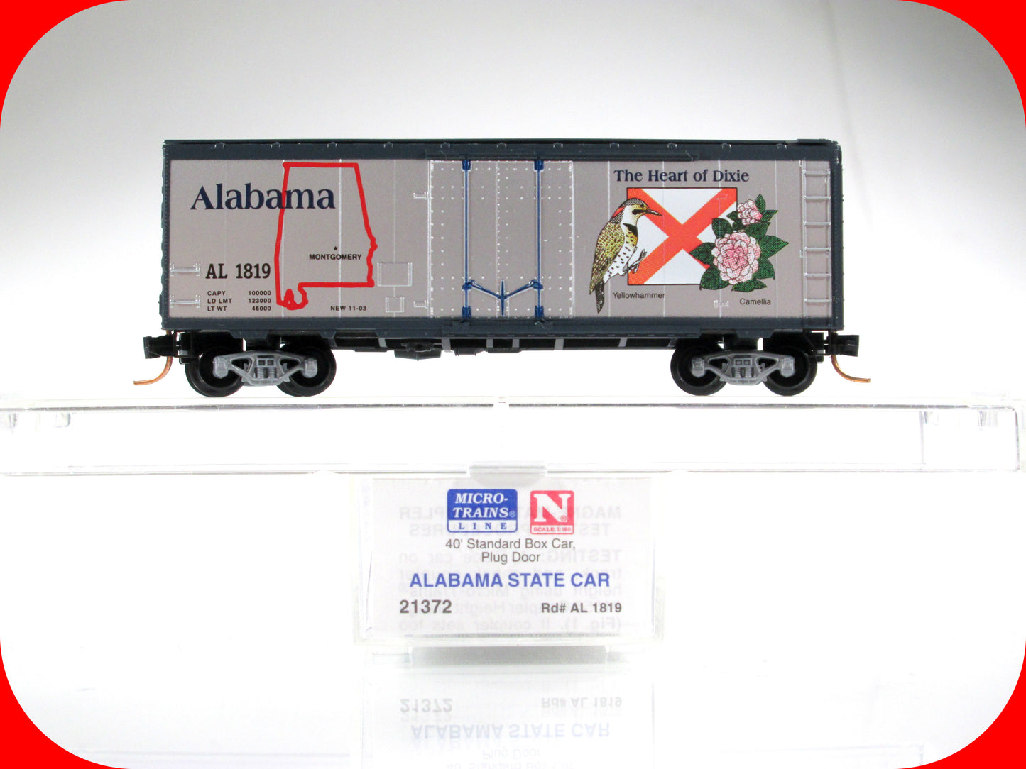 N Scale United States 40' Box Car Patriotic 50-Car Variety Lot - Micro Trains