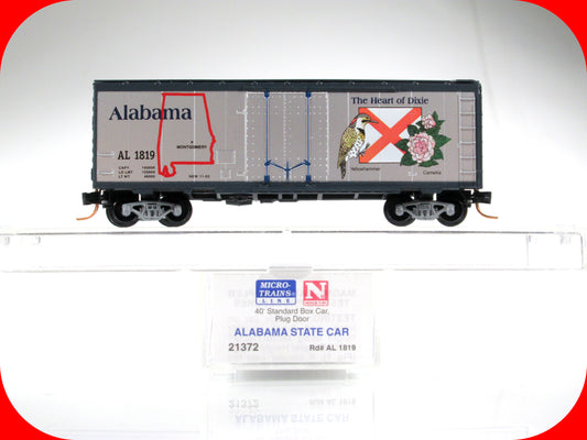 N Scale United States 40' Box Car Patriotic 50-Car Variety Lot - Micro Trains