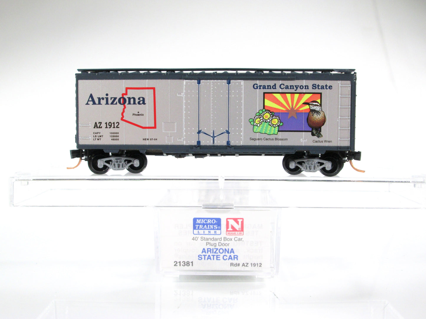 N Scale United States 40' Box Car Patriotic 50-Car Variety Lot - Micro Trains