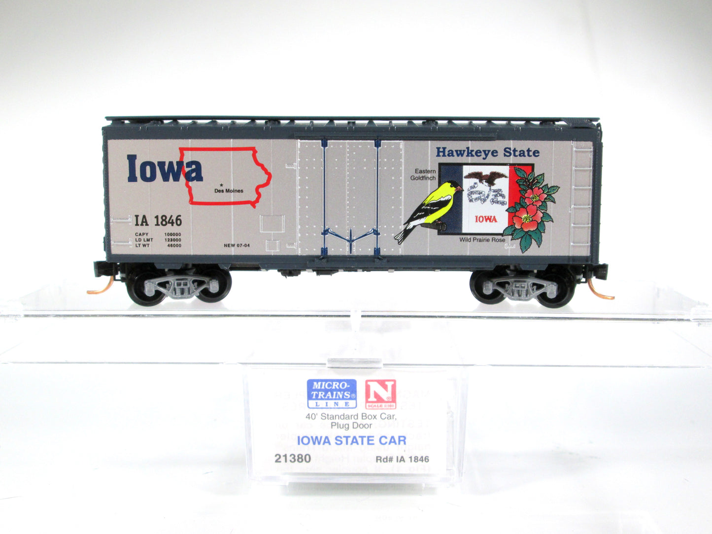 N Scale United States 40' Box Car Patriotic 50-Car Variety Lot - Micro Trains