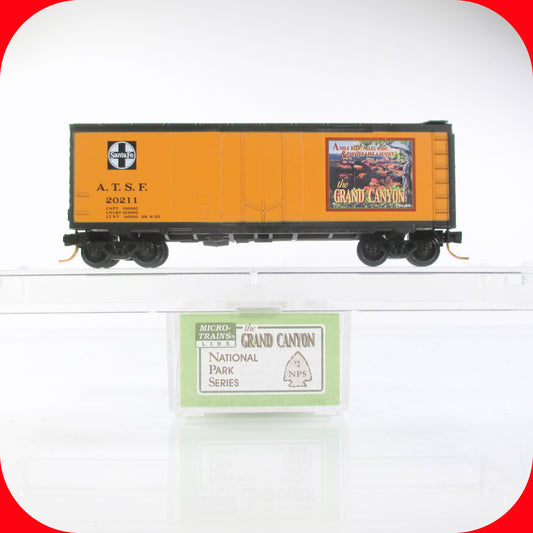 N Scale **GRAND CANYON** National Park Box Car, ATSF - MTL, Lowell Smith *RARE