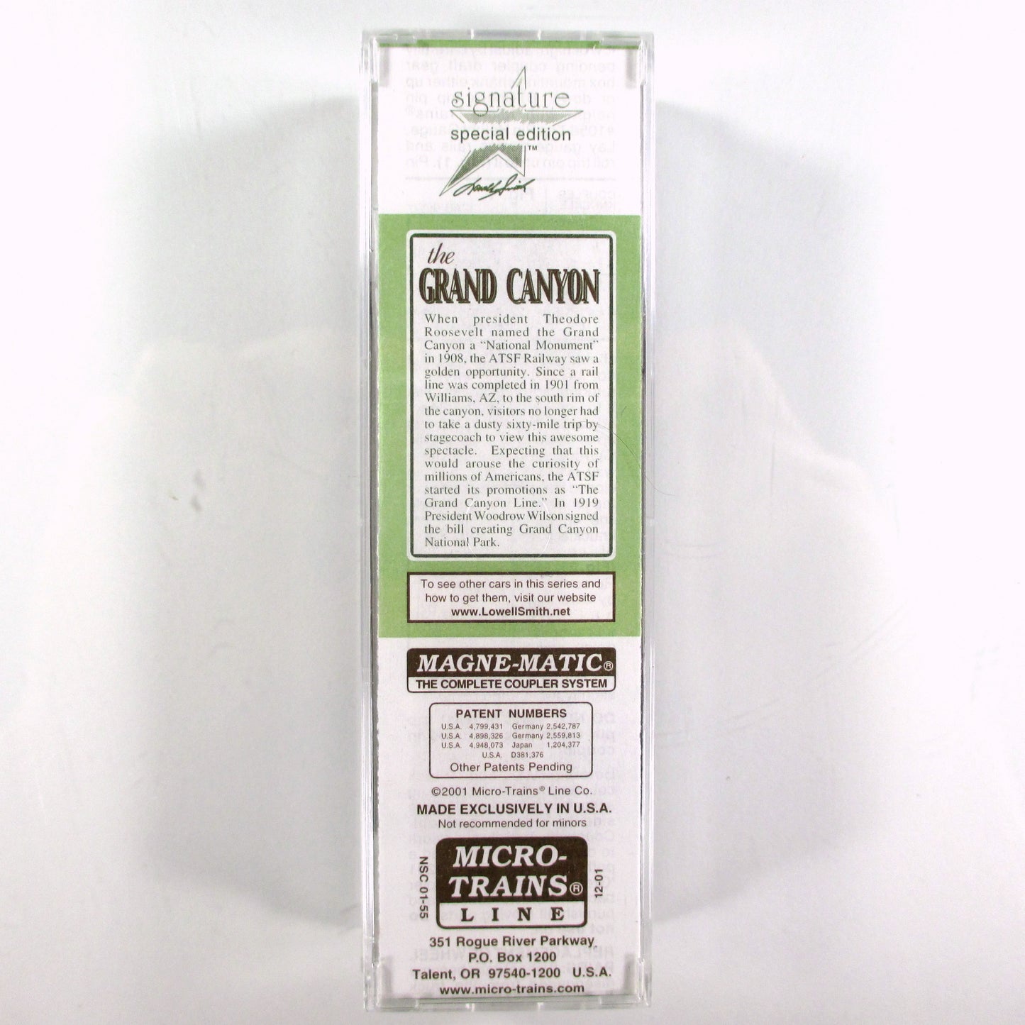 N Scale **GRAND CANYON** National Park Box Car, ATSF - MTL, Lowell Smith *RARE