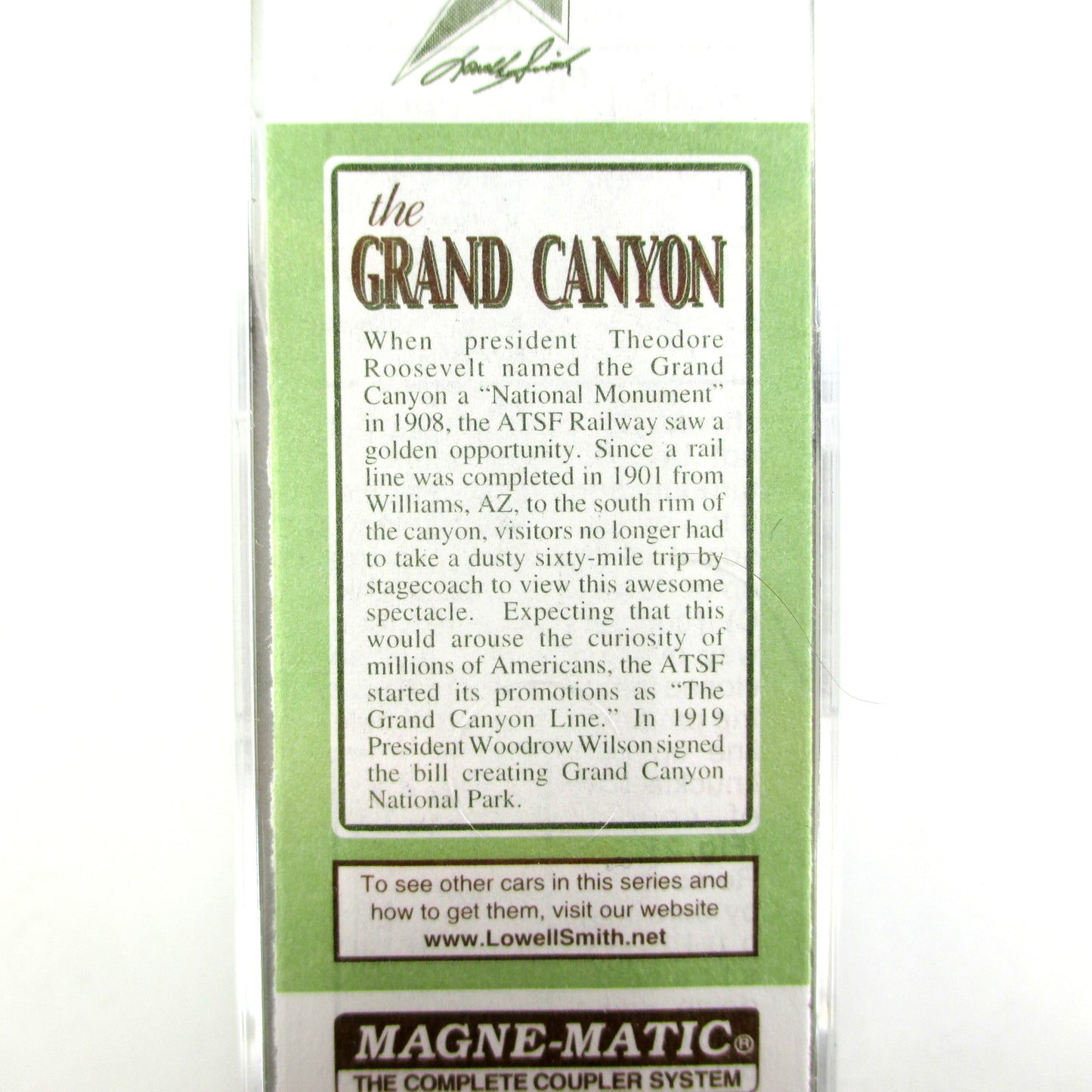N Scale **GRAND CANYON** National Park Box Car, ATSF - MTL, Lowell Smith *RARE