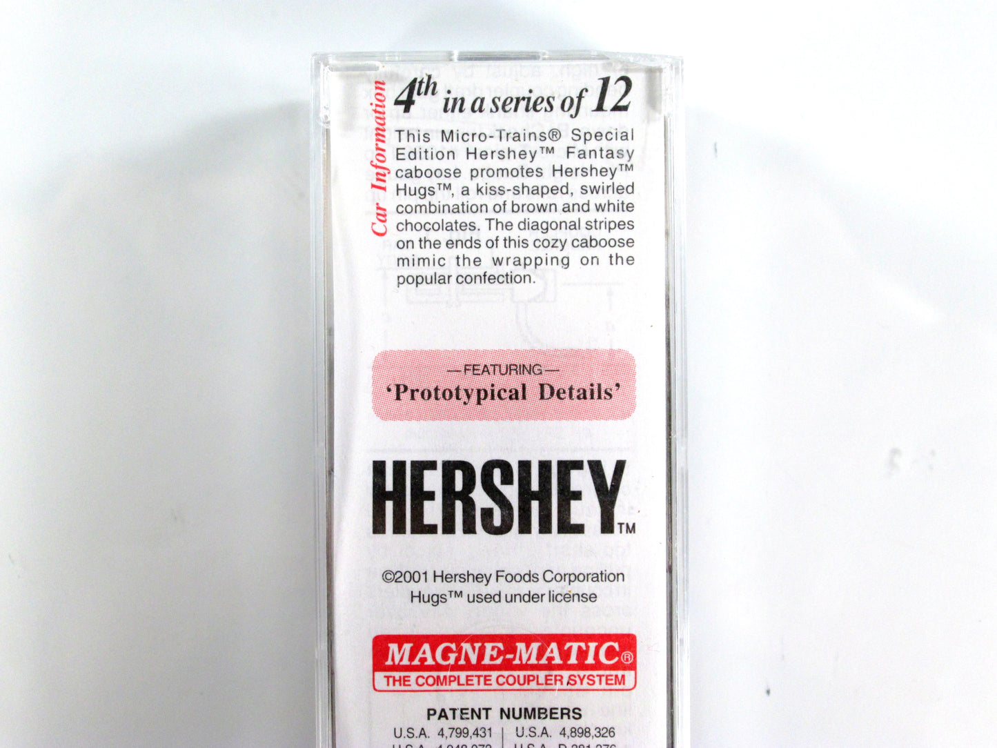 N Scale ***HERSHEY'S HUGS*** 36' Cupola Caboose - HFC 4011 --Micro Trains 100120