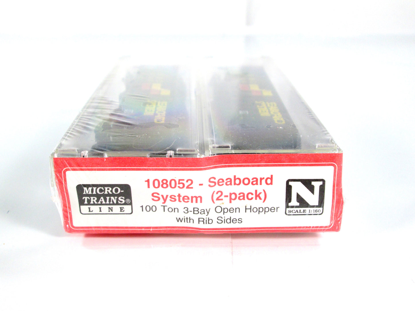 N Scale **SEABOARD SYSTEM** 100-Ton Coal Hopper 2-Car Set - Micro Trains 108052