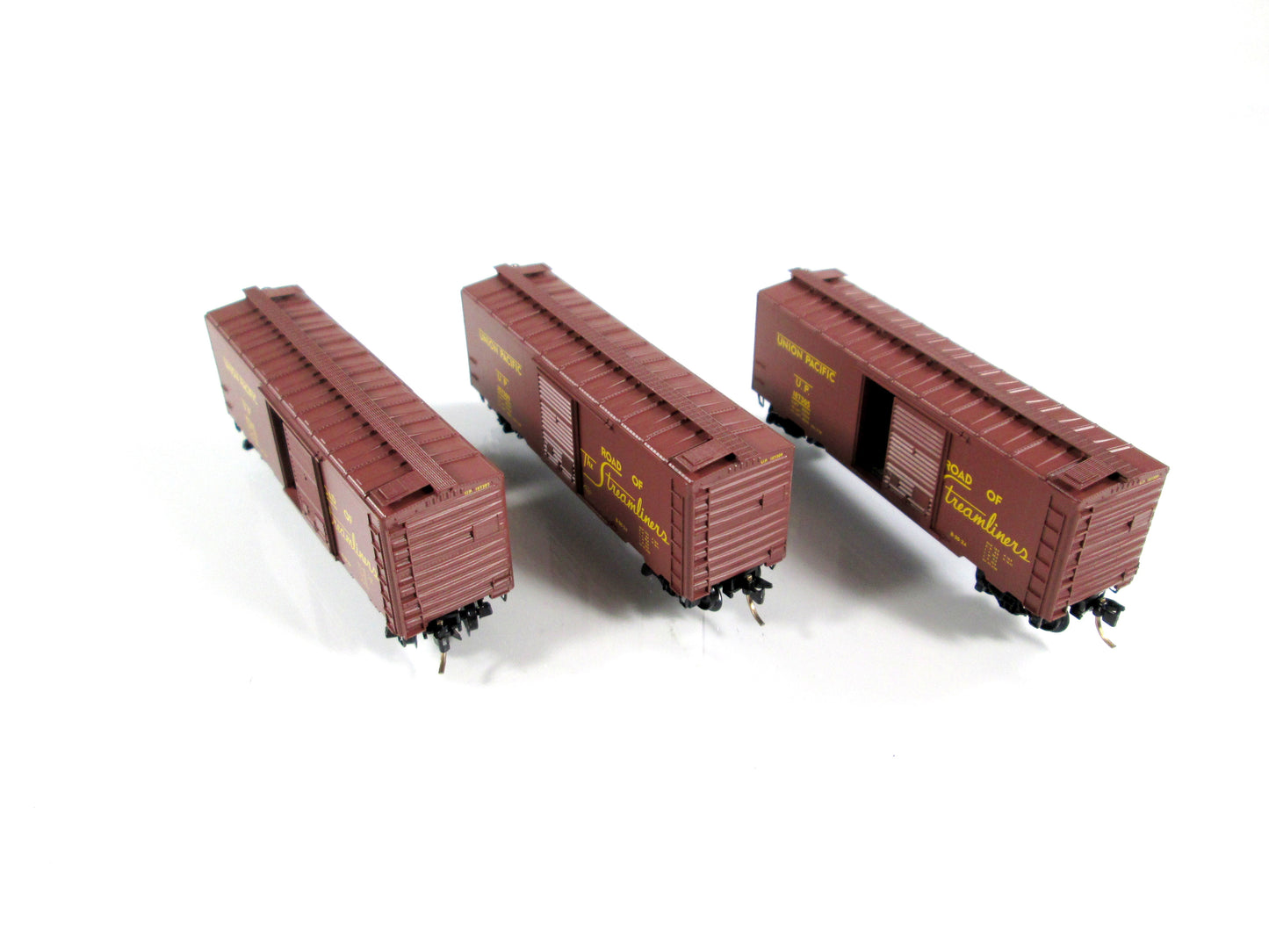 N Scale **UNION PACIFIC** Box Cars #187305,187307,187309 - Micro Trains 20286-2