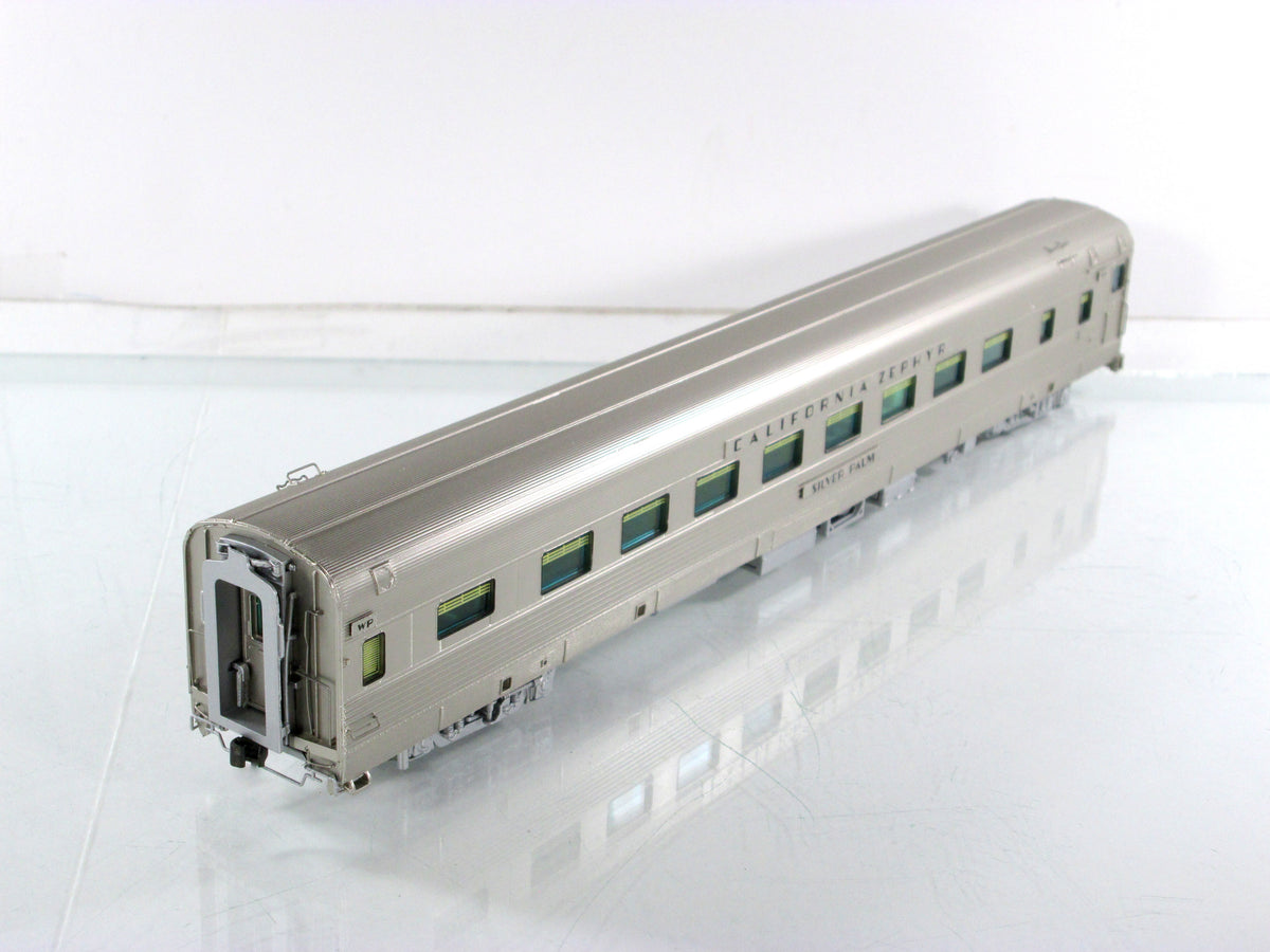 HO Scale ***WP CA ZEPHYR*** SILVER PALM Sleeper 871 ---- Broadway 532, Lighted