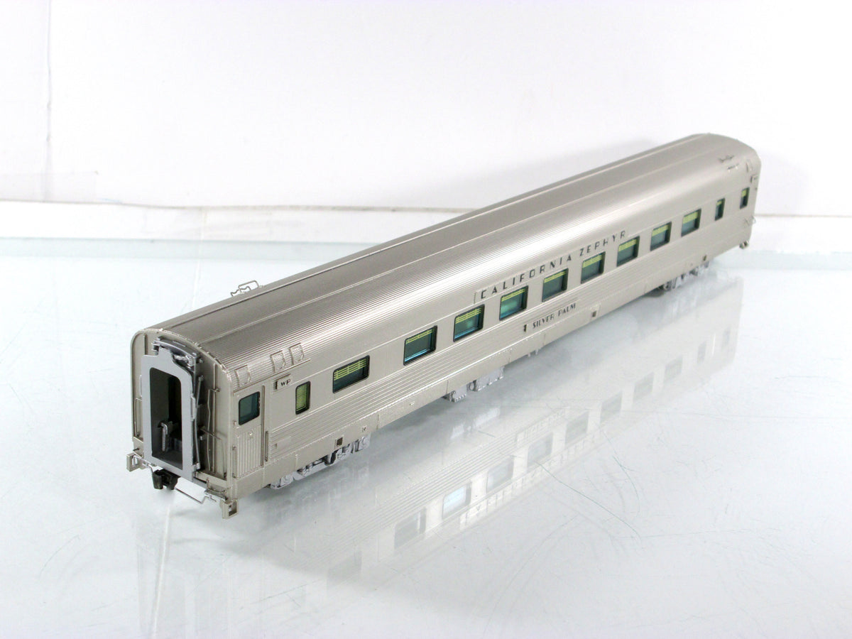 HO Scale ***WP CA ZEPHYR*** SILVER PALM Sleeper 871 ---- Broadway 532, Lighted